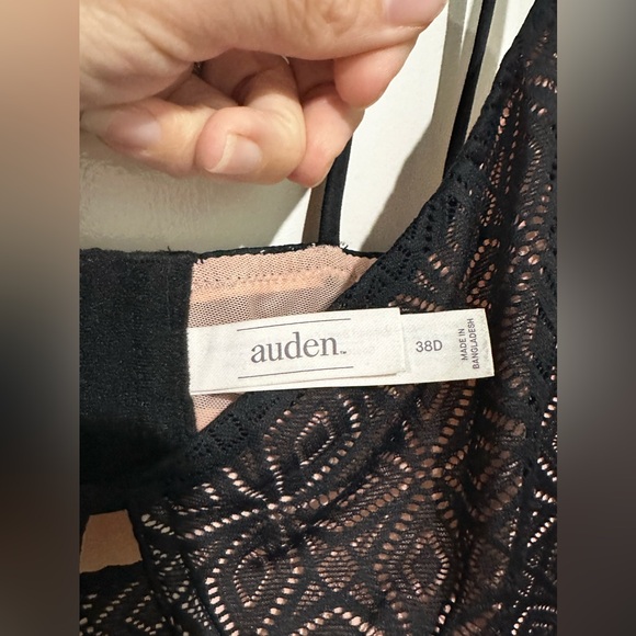 Women’s Auden 38D Black & Blush Lace Underwire Bra, Pristine Condition - Picture 3 of 4